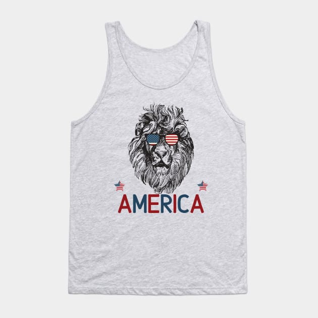 4th of july, independence day USA Tank Top by Sam D